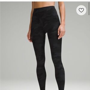 Lululemon Align High Rise Leggings in Heritage Camo - Long Length 31”